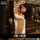 INPHIC-加濕器流水噴泉家居室內客廳擺飾落地招財魚缸家居裝飾品-S款底座